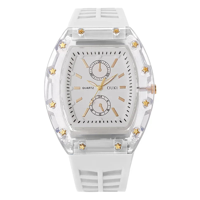 watches for womenCasual Silicone Strap Women Quartz Watch Fashion Analog Quartz Wristwatch for Girls Gift Reloj Mujer