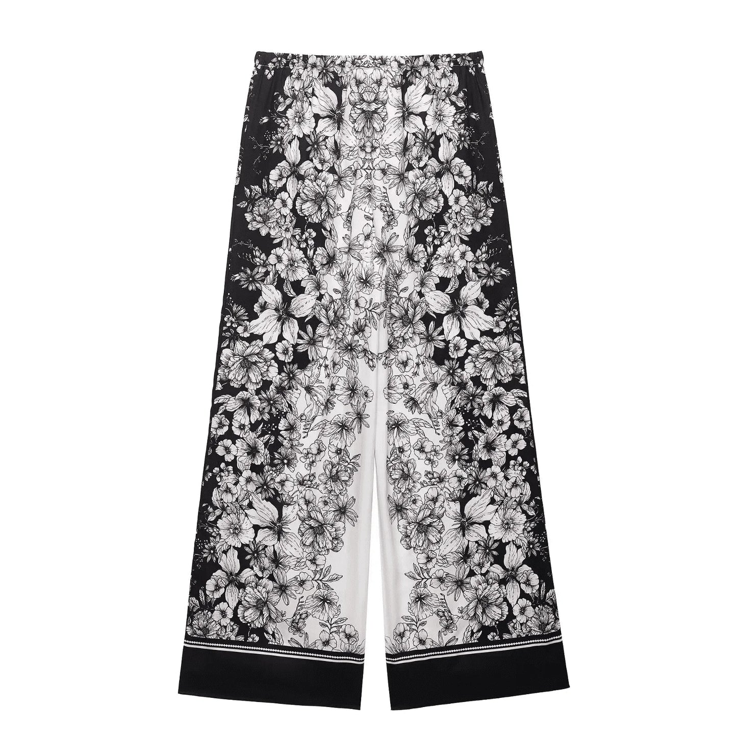 Chic Elegant Pants Set Women's 2 Pieces 2025 New Fashion Printed Shirt Top + Trousers Casual Sets Two Piece Woman Outfits