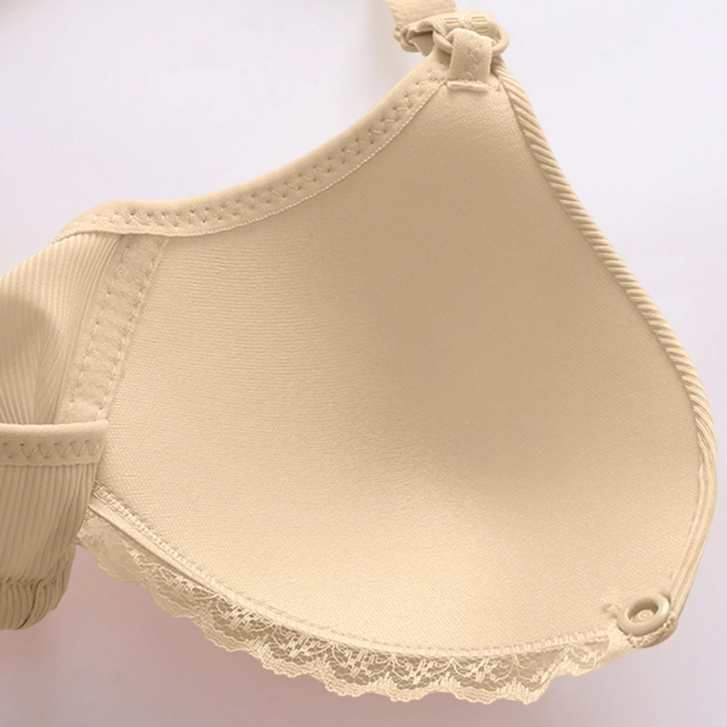 Maternity Nursing Bra for Women Soft Wireless Comfortable Support Front Opening Breathable Seamless Feeding Bra Postpartum Wear