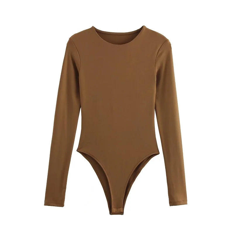 MUJER 2025 Bodysuit Women Sexy Bodys for Women Bustier Body Ladies Top Long Sleeve Bodysuits Woman Summer Tops Outfits Lingerie