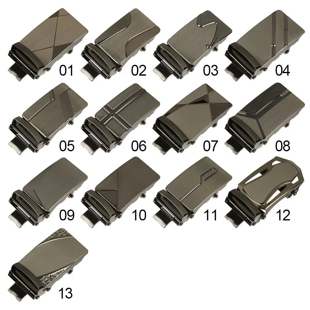 DIY Automatic Buckle Slide Belt Strap Buckle Belt Buckle Business Accessories Leisure Belt Head Men's Belt Head