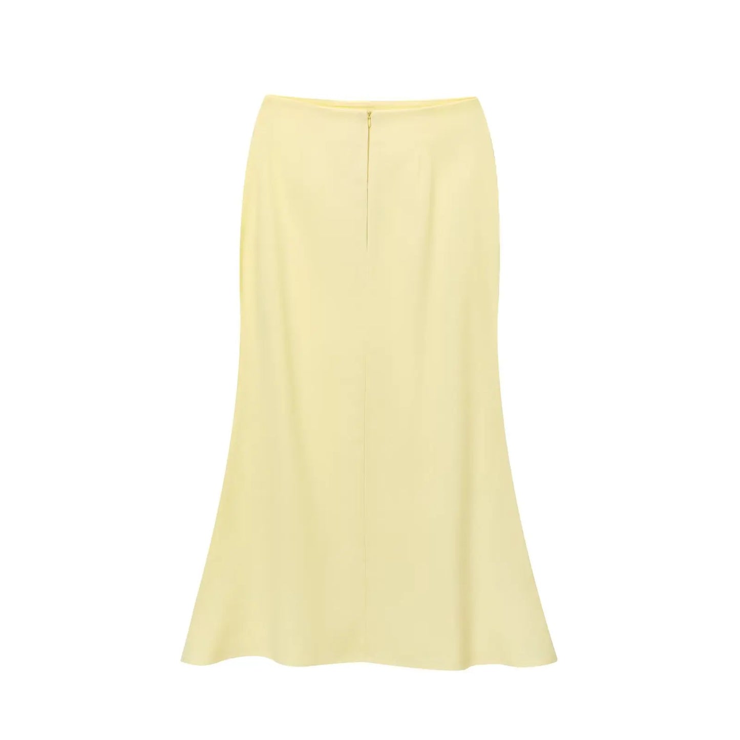 2025 Two Piece Women's Dresses Square Neck Cotton Lining Sleeveless Vest High Waisted Package Hip Skirt