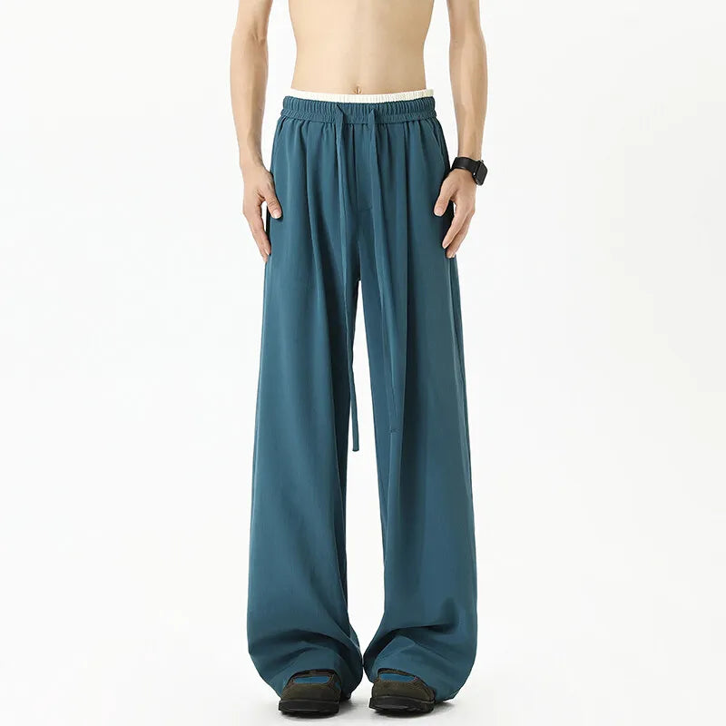 Trousers for Men Leisure Comfortable High Waist Baggy Pants Breathable Jogging Outdoor Fashion Neutral Design New Sweatpants