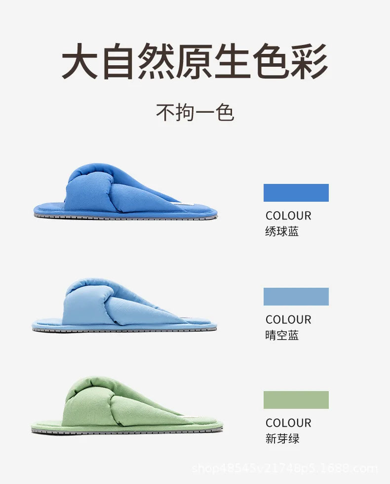 Slippers women's spring 2025 new non-slip, silent and comfortable four-season indoor home slippers women