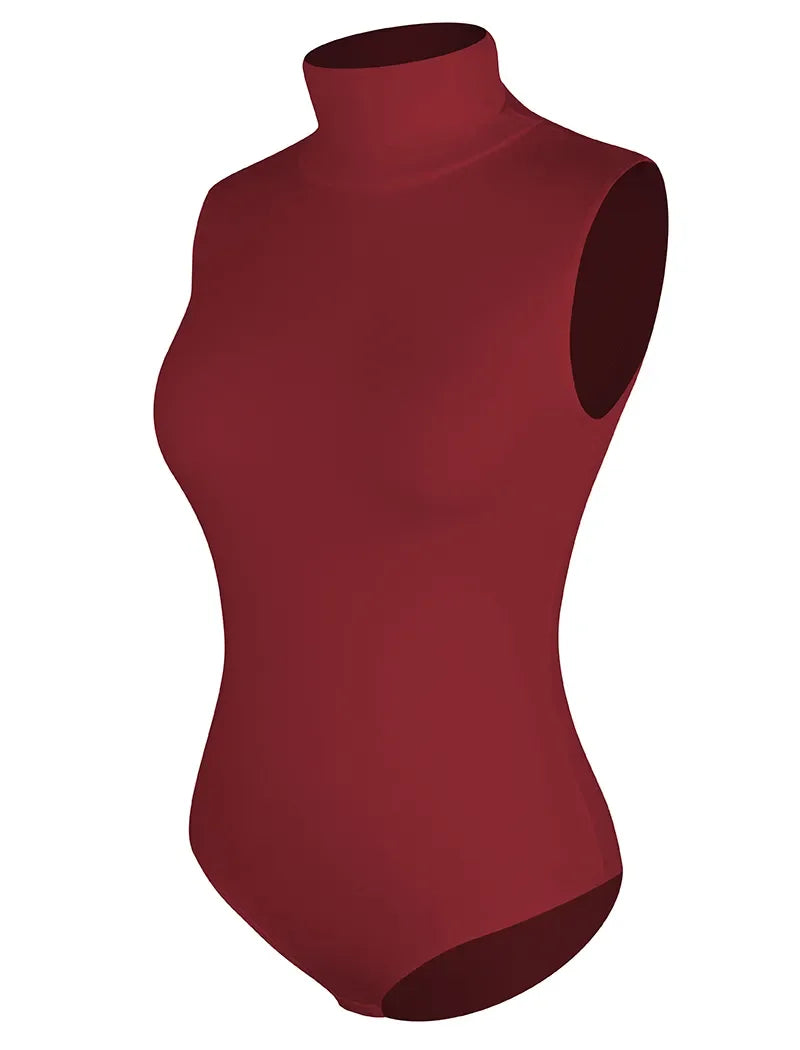 Bodysuit for Women Tummy Control New Tops Body Shaper Compression Butt Lifting Shapewear High Collar Sleeveless Bodysuits