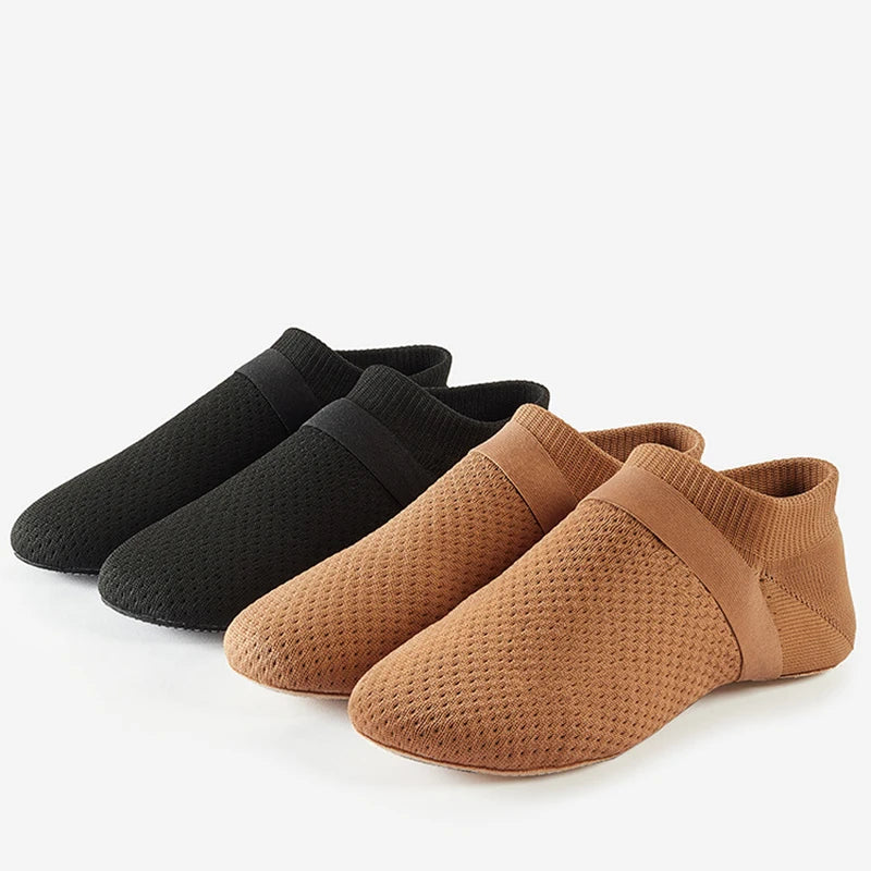 Ballet Flats Dance Shoes for Women Soft Bottom Teacher Class Exercise Shoe Jazz Adult Indoor Latin Practice Shoes
