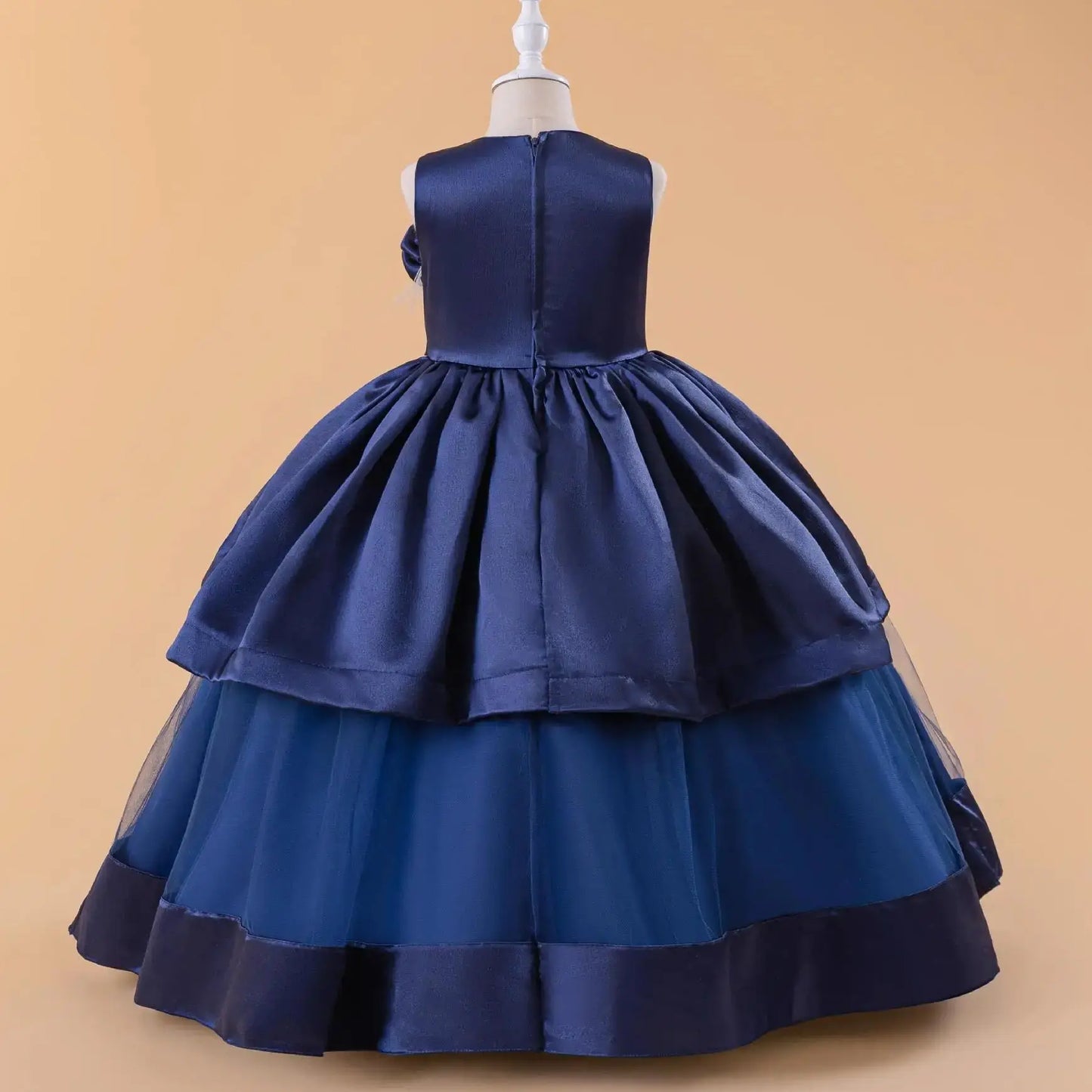 Children's Evening Gowns Flower Girl Gowns Long Dress Girls Hosting Party Birthday Gowns