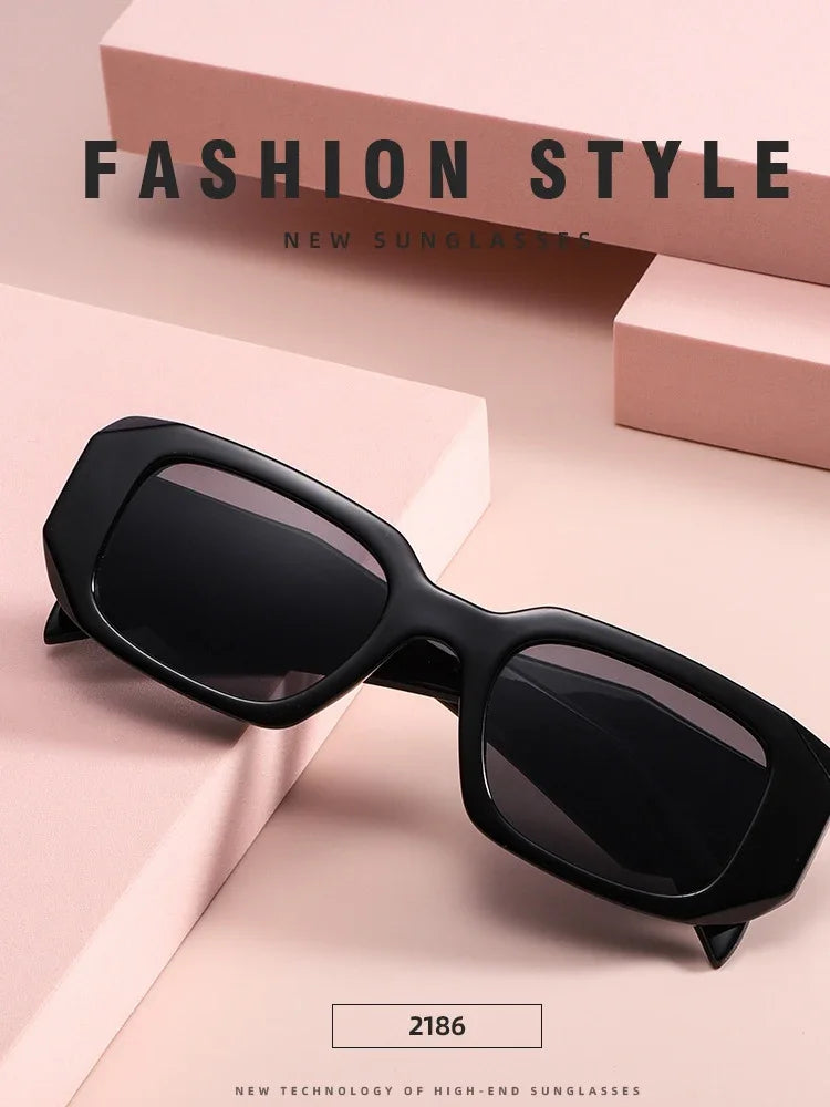 2024 New Sunglasses for Men Women Trendy Sun Glasses Goggle Man Brand Designer Square Glasses Shades Female Eyewear Oculos