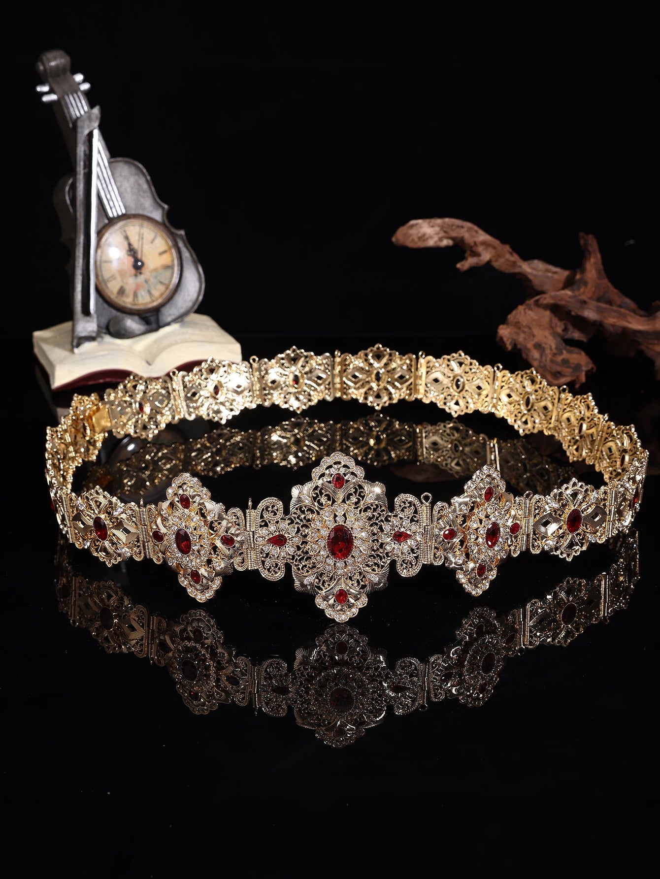 Bridal Alloy Waist Belt - French Retro Style Perfect for Weddings Parties & Women's Holiday Gifts