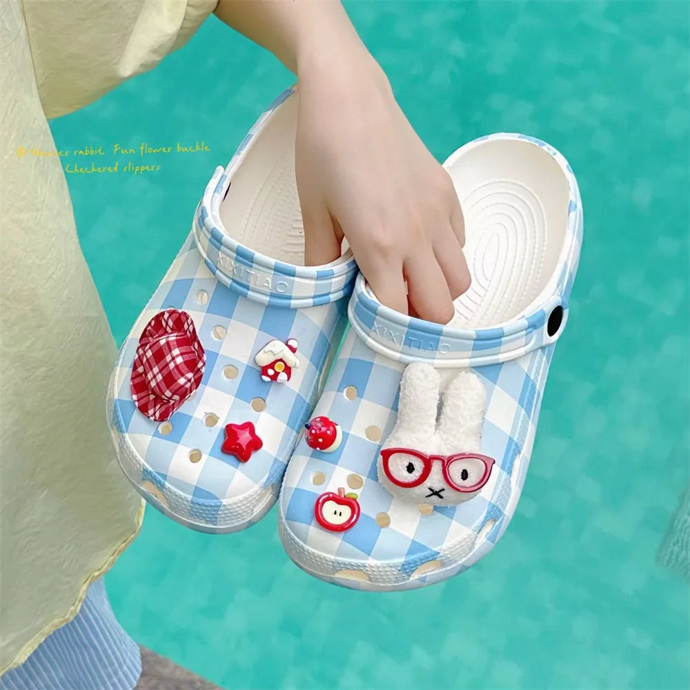 Slippers Casual Summer Women's Shoes Cover Toe Platform Shale Female Beach Slides Luxury Flat Sabot Fashion House Slippers Platf