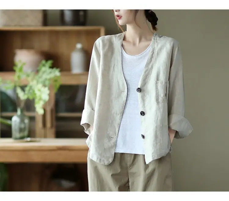 Jackets Women Retro Loose Design All-match Korean Style Leisure Minimalist Pure Female Popular Classic Basic Autumn Streetwear