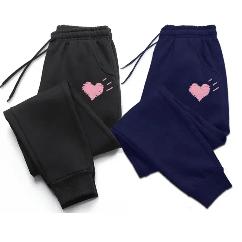 Woman Trousers  Women's Pants Hot Sales Casual Cute Kitten Outdoors Sweatpants Elastic Band Jogging Drawstring Sports Clothing