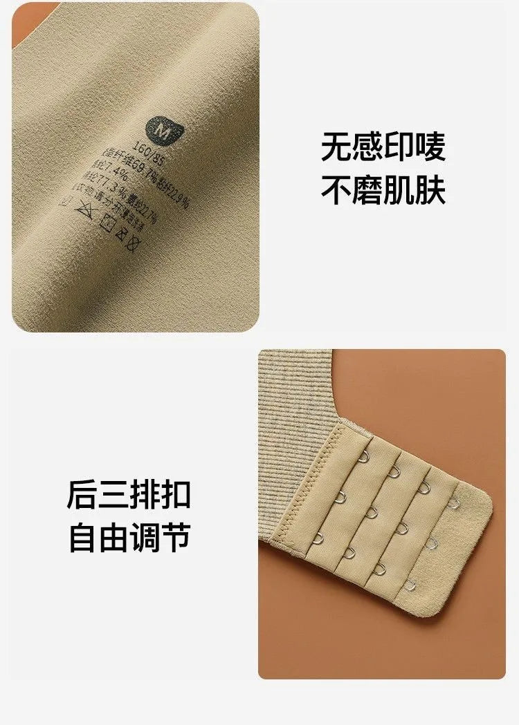 Wireless Lightly Lined Bra for Women Small Bust Support Anti Sagging Flexible Comfort Everyday Wear Enhancement S-XL BANERDANNI