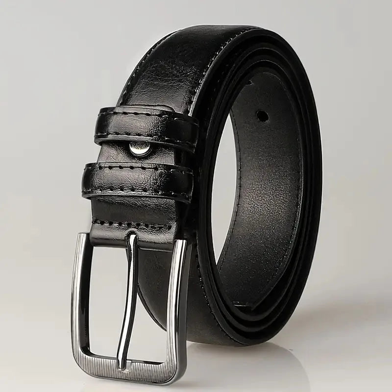 Belt Men's High-End Belt Trendy Men's Belt Fashion Versatile Cross-border Business Belt Pin Buckle