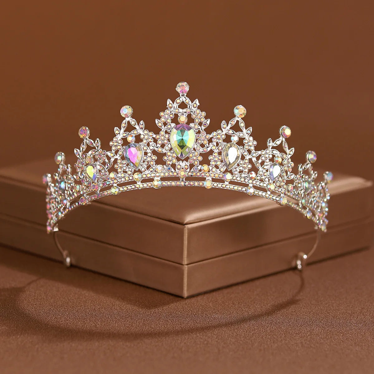 24 colors Bridal Headwear Full Of Sweet Atmosphere Baroque Gold-colour Ladies' Tiaras For Wedding Bride