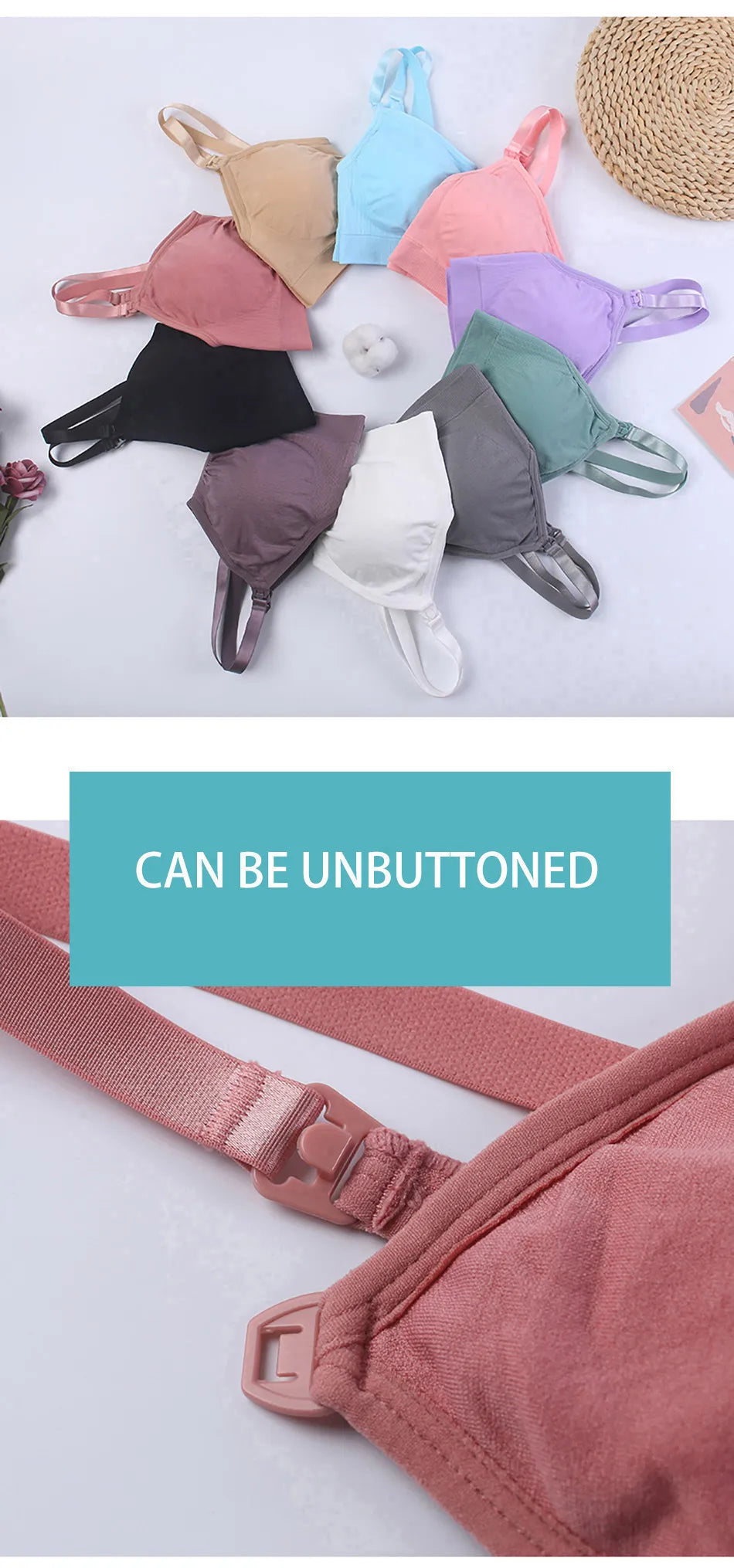Maternity Underwear without Underwire Nursing Bra Pregnancy Clothing Anti Sagging Breastfeeding Women Breathable lactancia Bras