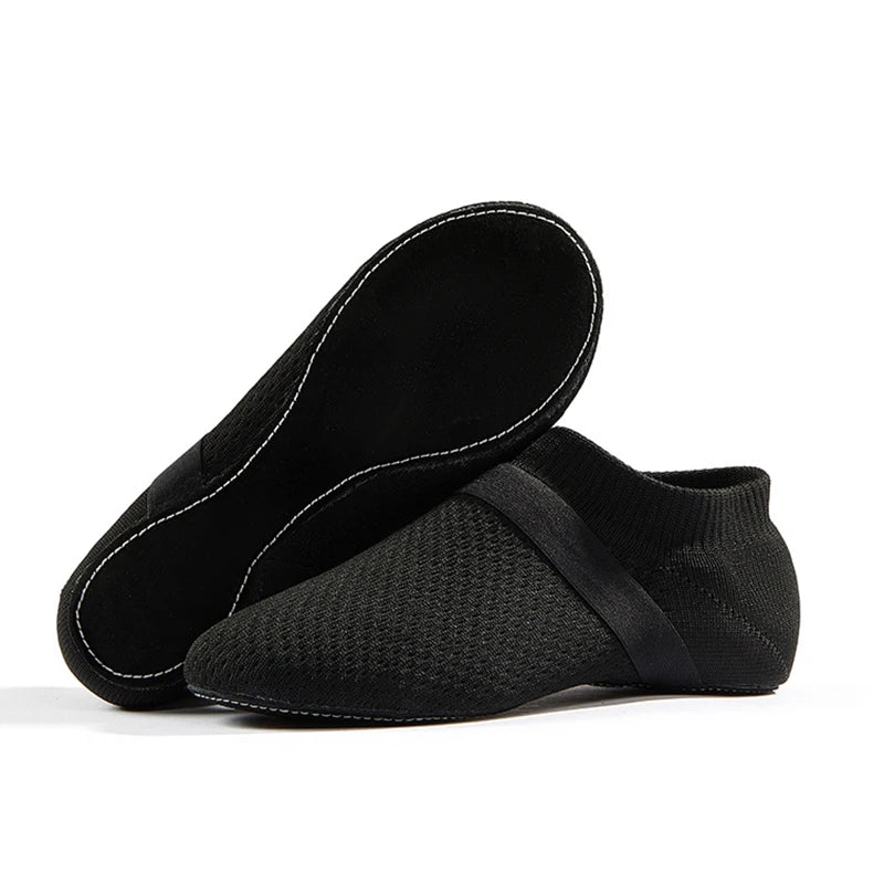 Ballet Flats Dance Shoes for Women Soft Bottom Teacher Class Exercise Shoe Jazz Adult Indoor Latin Practice Shoes