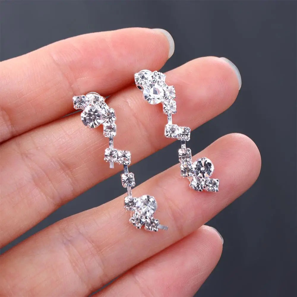 Jewelry Accessories Crystal Necklace Earring Jewelry Set Wedding Accessories Bridal Set Bridal Jewelry