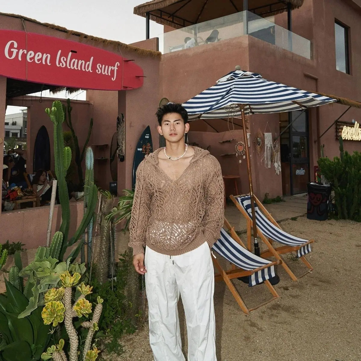 Men Sweater Knitted Hollow Out Sexy Hooded Hoodie Pullover Streetwear Long Sleeve Tops Spring Autumn Coat Man Clothes Trendy New