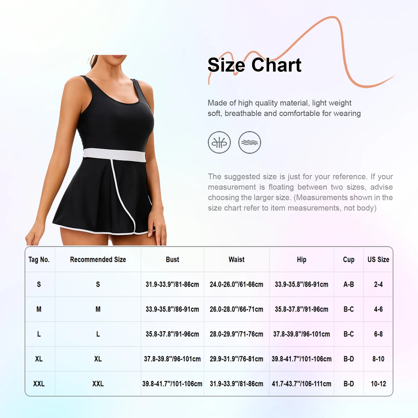 Women Two Pieces Swimwear Beach Rash Guard Swimsuit Swim Dress with Shorts Set Contrast Modest Swimwear Swimming Bathing Suit