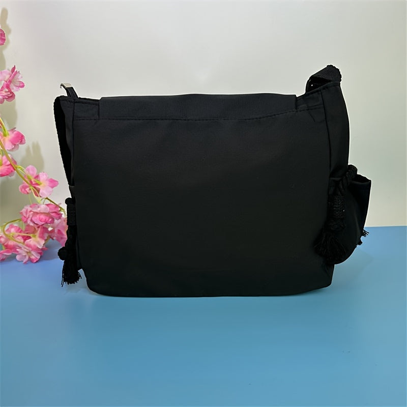 Nylon Handbags Shoulder Bag Large Capacity Crossbody Bags for s Men Harajuku Messenger Bag Student Bags, Suitable for Women