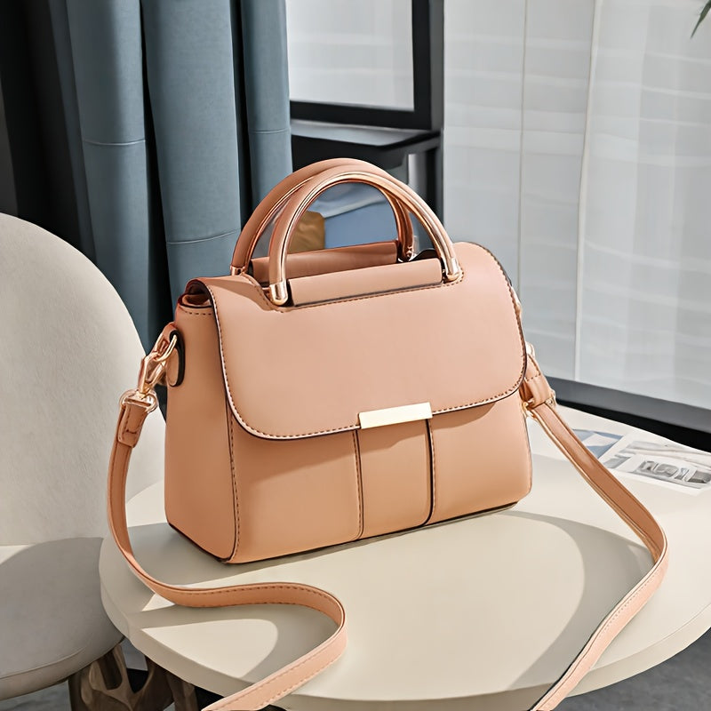 Visually Appealing Mint Green Women’s Handbag – Trendy Crossbody Bag with Adjustable Strap, Golden-Tone Hardware & Magnetic Closure, Lightweight & Spacious for Everyday Use, Ladies Handbags