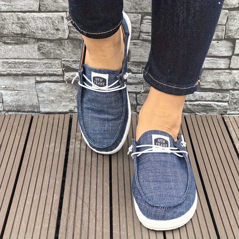 Ladies summer new dark blue outdoor slippers, a flat-soled casual comfortable breathable fashion casual women's shoes