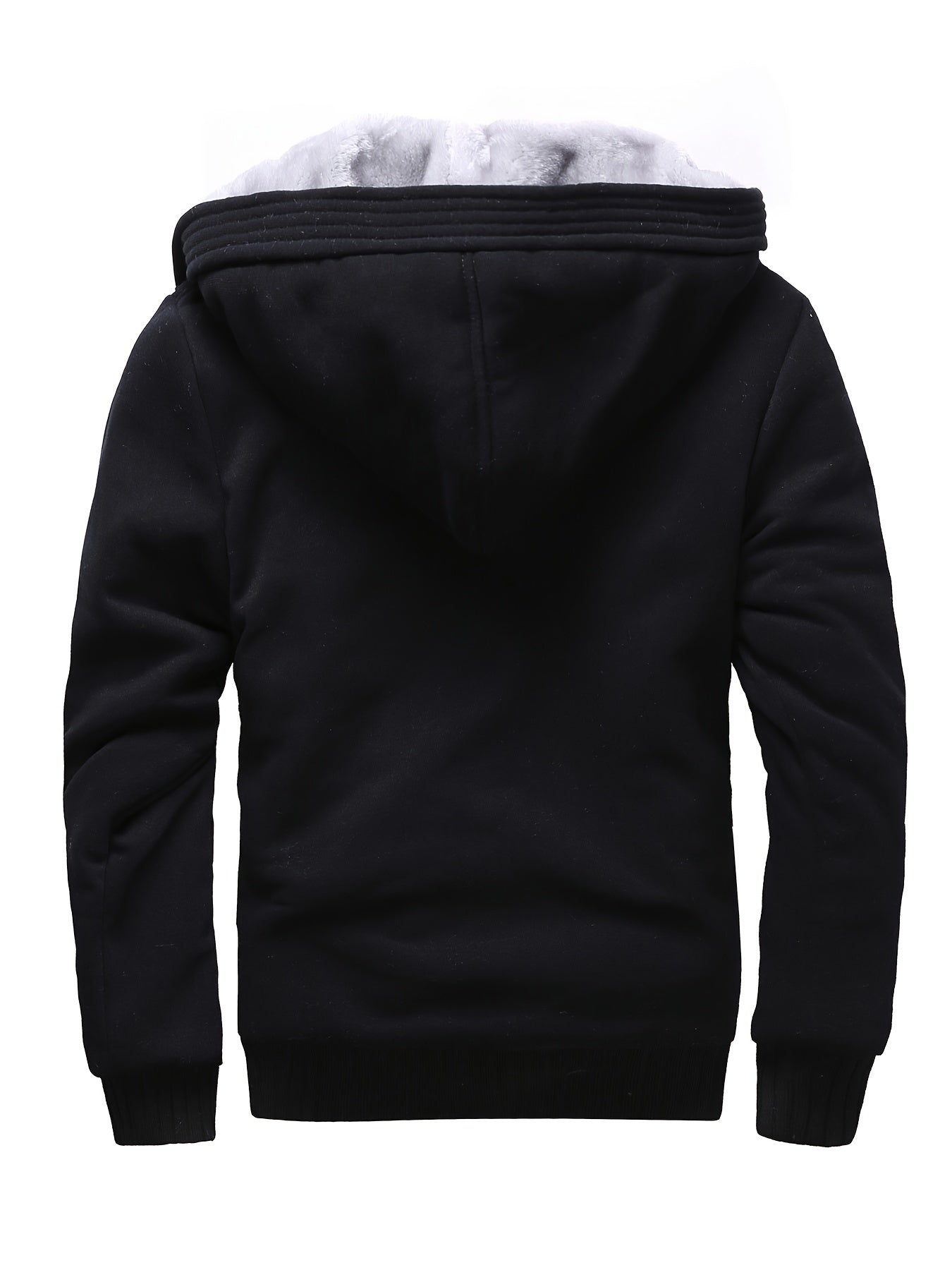 Men's Warm Fleece Hooded Winter Jacket - Cozy & Insulated - Soft Fleece Lining - For Cold Weather - Perfect Gift for Winter Sports Enthusiasts