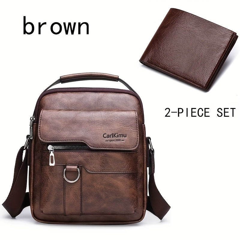 Purchase Men'S Handbags, Shoulder Bags, Vintage Vertical Business Casual Bags, And Backpack Bags.