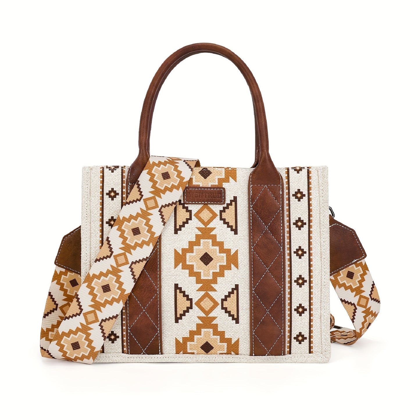 Tote Bag Western Purses for Women Shoulder Boho Aztec Handbags Crossbody Bag