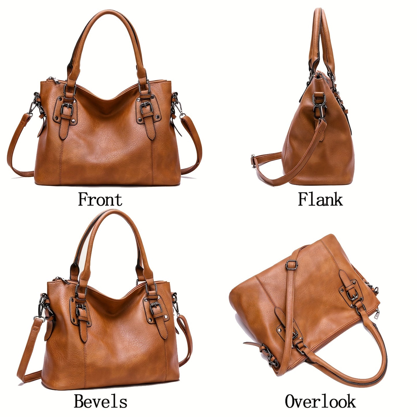 Women Handbags Tote Bag Soft Retro Designer Large Capacity Multi-pocket Casual Ladies       Mother's Day Gift Adjustable Shoulder Strap Purse