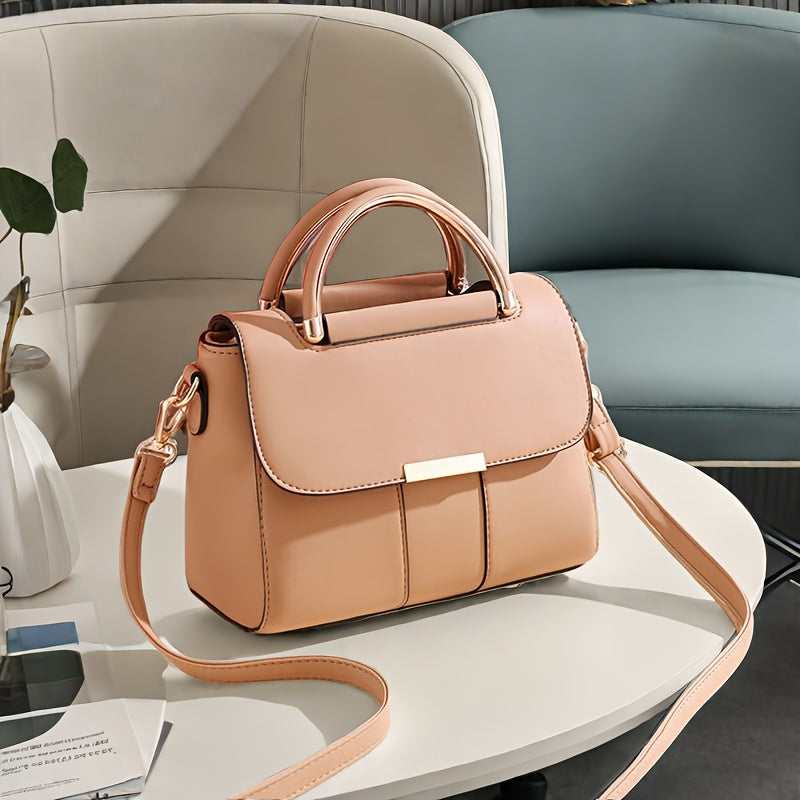 Visually Appealing Mint Green Women’s Handbag – Trendy Crossbody Bag with Adjustable Strap, Golden-Tone Hardware & Magnetic Closure, Lightweight & Spacious for Everyday Use, Ladies Handbags