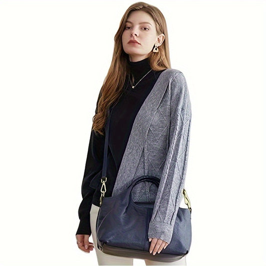 Iswee Genuine Leather Shoulder Bags Purses and Handbags for Women - Top Handle Tote Satchel Ladies Hobo Crossbody Bags -  For Fashionable Women - Versatile for Work, Travel & Everyday Use - Perfect Gift for Her