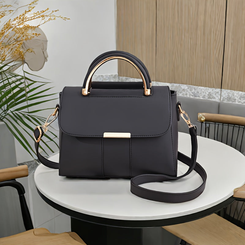 Visually Appealing Mint Green Women’s Handbag – Trendy Crossbody Bag with Adjustable Strap, Golden-Tone Hardware & Magnetic Closure, Lightweight & Spacious for Everyday Use, Ladies Handbags