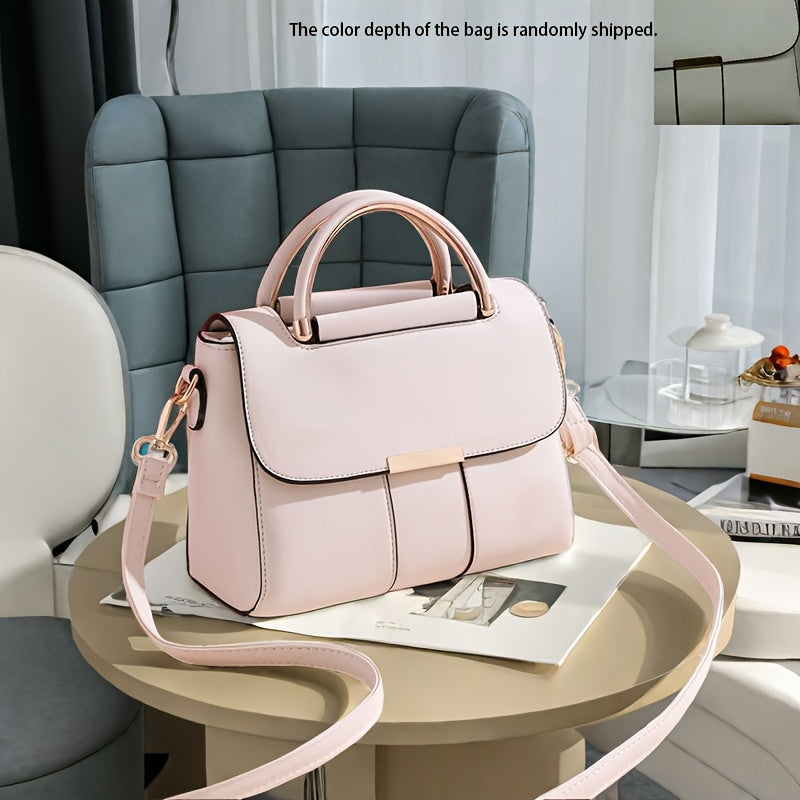 Visually Appealing Mint Green Women’s Handbag – Trendy Crossbody Bag with Adjustable Strap, Golden-Tone Hardware & Magnetic Closure, Lightweight & Spacious for Everyday Use, Ladies Handbags
