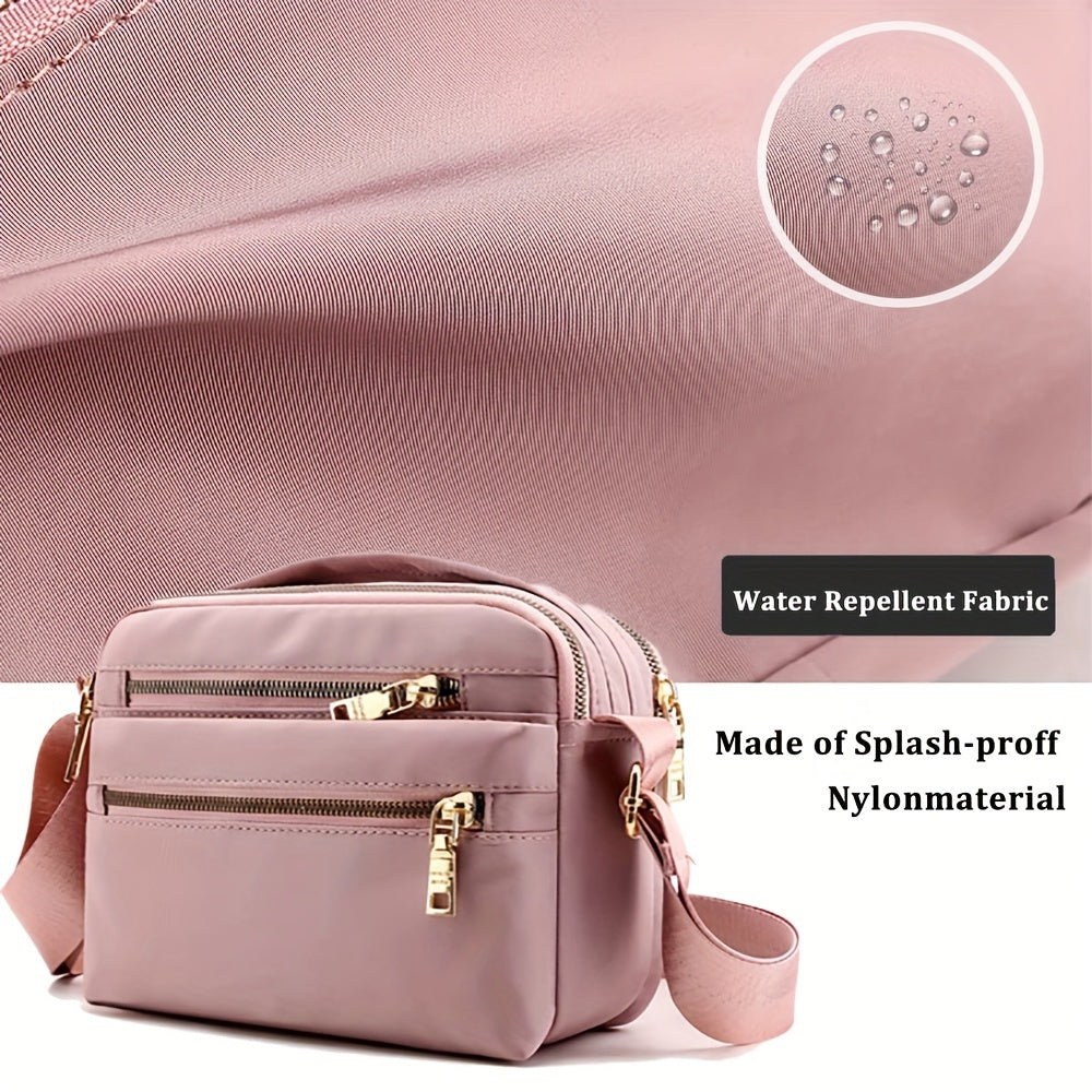 Women's Crossbody Bag, Multi Pocket Messenger Bag Shoulder Bag Travel Bag Handbags for Men&Women for Shopping Daily